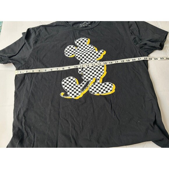 Disney Checkered Mickey Mouse Graphic Tee - Picture 4 of 5